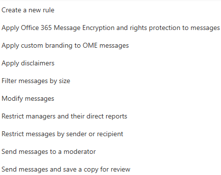Configure forwarding rule