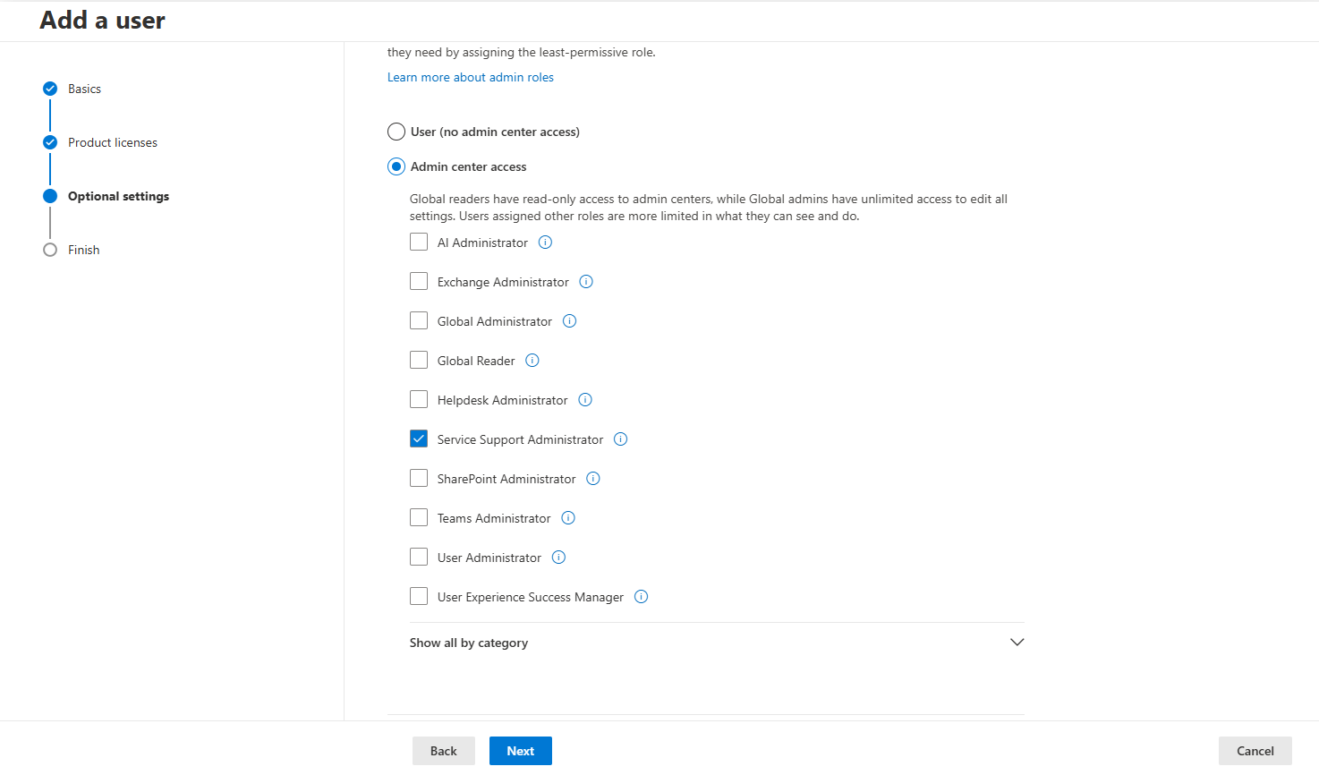 Assign role