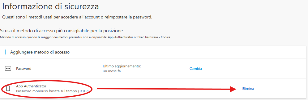 Remove Microsoft Authenticator