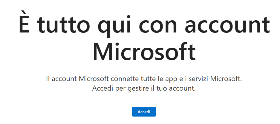 Microsoft account login