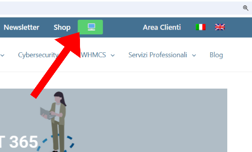 Download button for AnyDesk