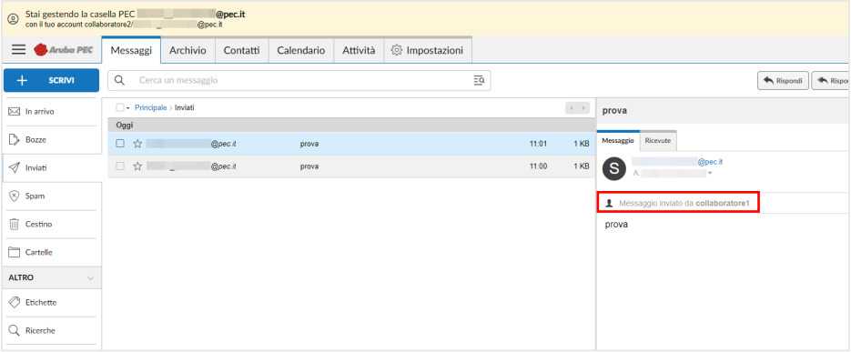 Sent by collaborator