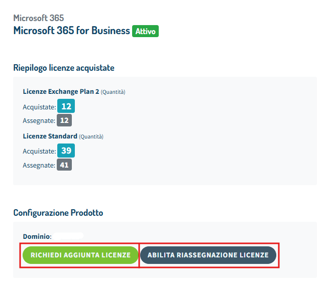 Microsoft 365 product details in UCMP