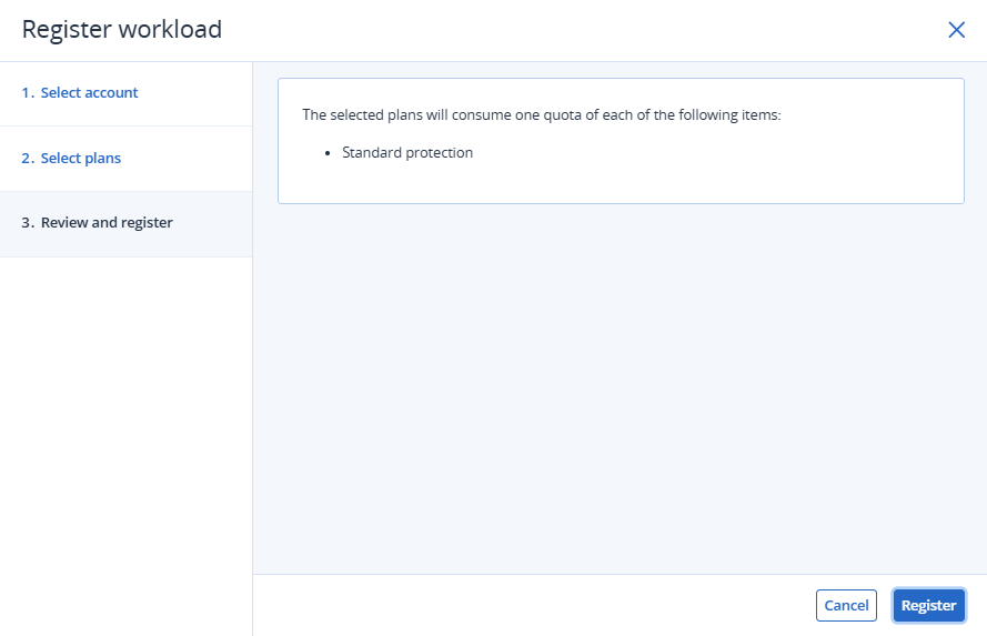 Completing device registration