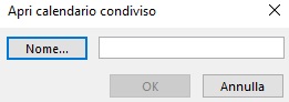 Finestra di selezione contatti