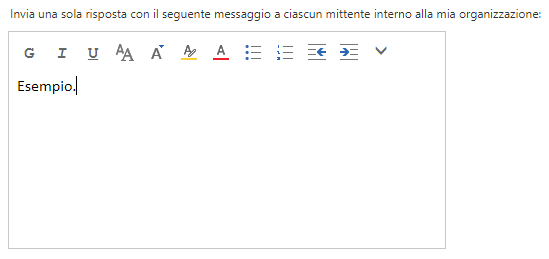 Internal message