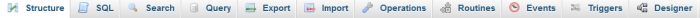 phpMyAdmin Export Tab
